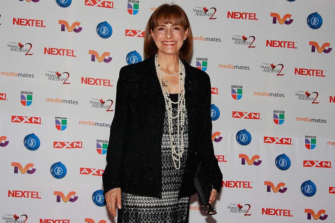 Diana Bracho poses at the premiere of the television series Mujeres Asesinas in Mexico City, Mexico. Photo: Daniel Cardenas. Diana Bracho poses at the premiere of the television series Mujeres Asesinas in Mexico City, Mexico. Photo: Daniel Cardenas.