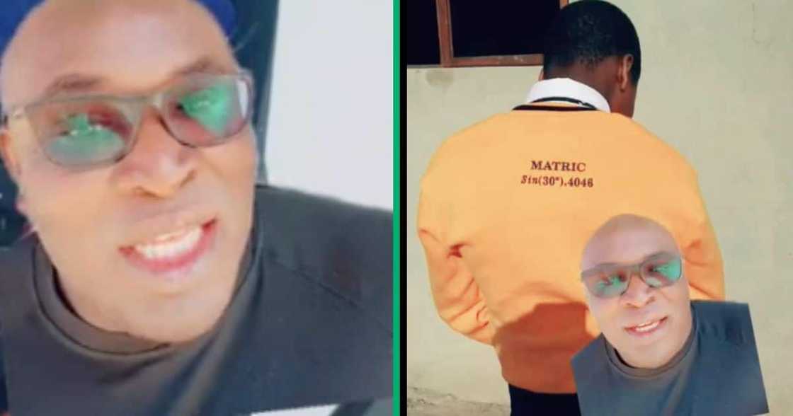 A complex math equation on a matric jacket confused a TikTokker.