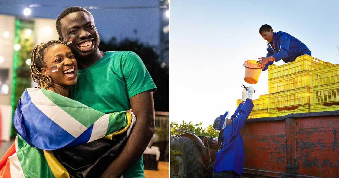 South African people smiling and working hard South African people smiling and working hard