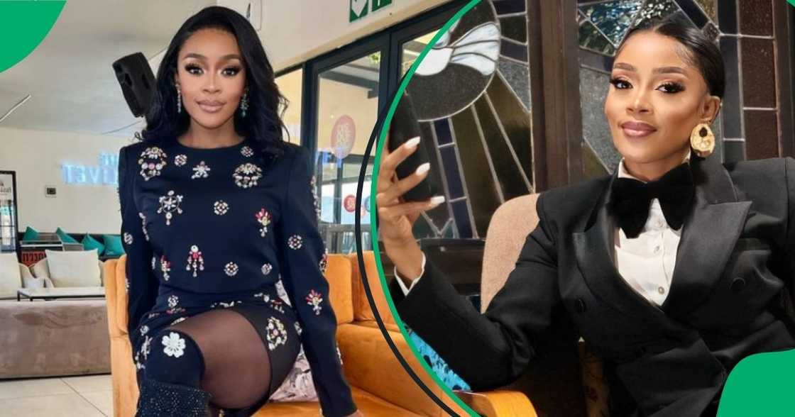 Thembi Seete's dance moves fail to impress. Thembi Seete's dance moves fail to impress.