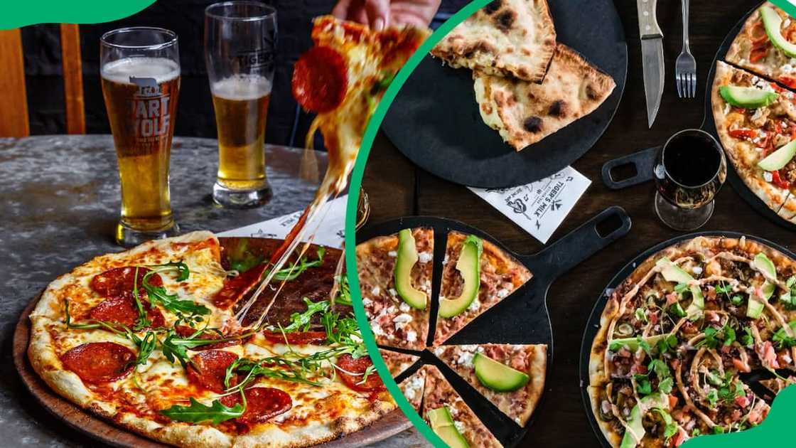 Tiger's Milk pizza dishes Tiger's Milk pizza dishes