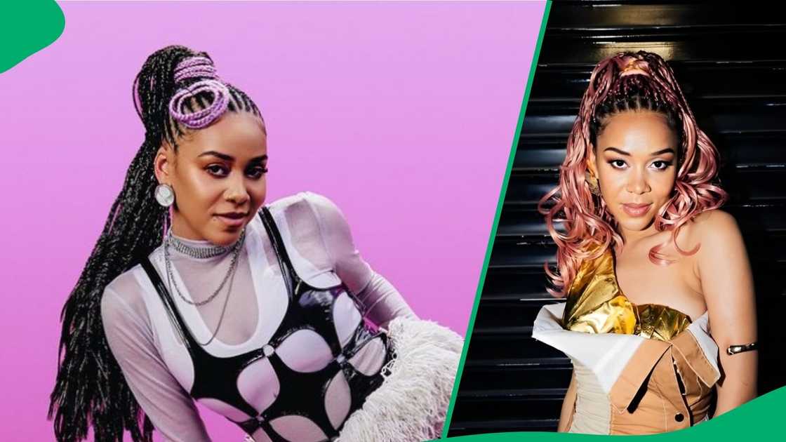 Sho Madjozi caused a frenzy among little girls looking to get their hair done. Sho Madjozi caused a frenzy among little girls looking to get their hair done.