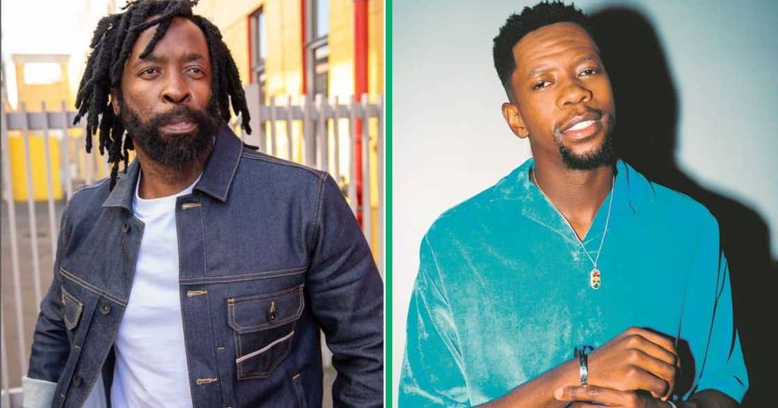 DJ Sbu congratulated Robot Boii following his epic win at the Trace African Awards. DJ Sbu congratulated Robot Boii following his epic win at the Trace African Awards.