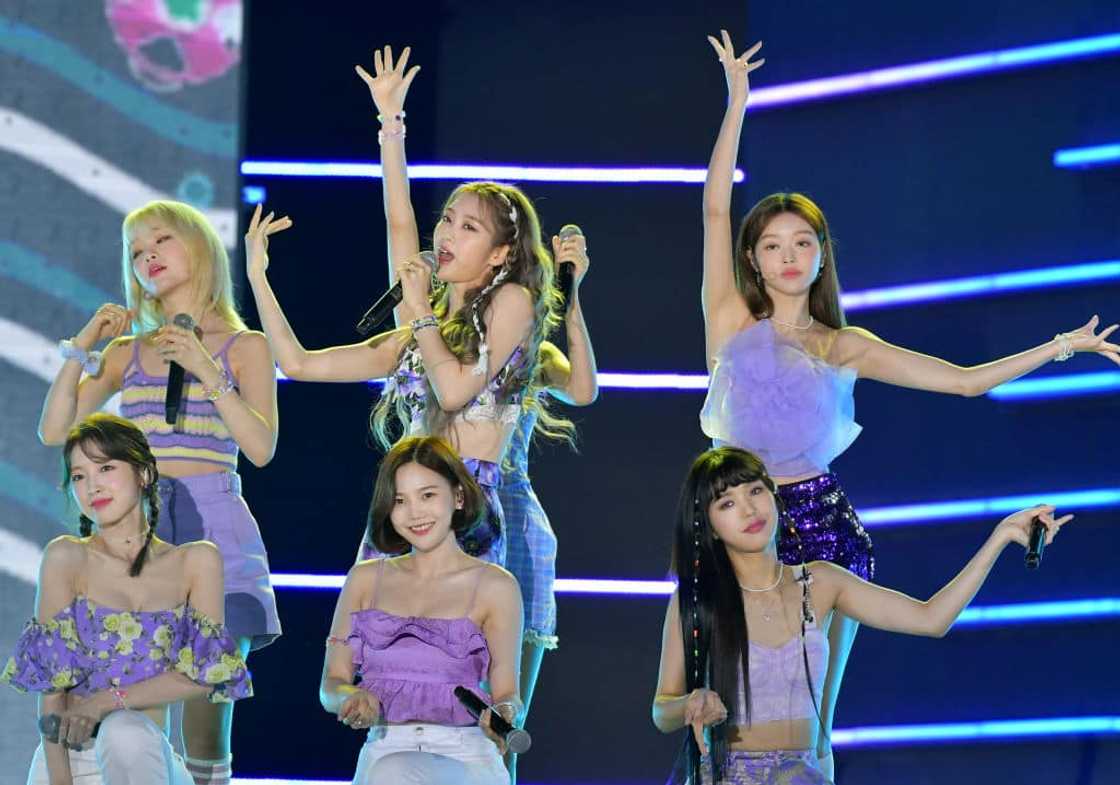 Oh My Girl attends the 27th Dream Concert at Seoul World Cup Stadium