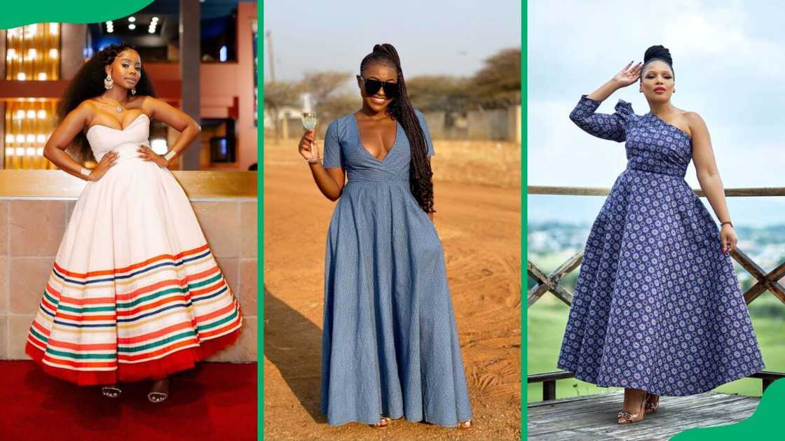 Shweshwe traditional dresses Shweshwe traditional dresses