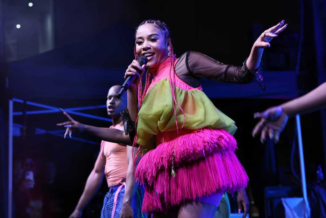 Sho Madjozi performing