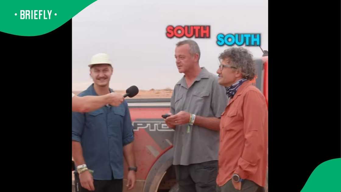 Three men went viral. Three men went viral.