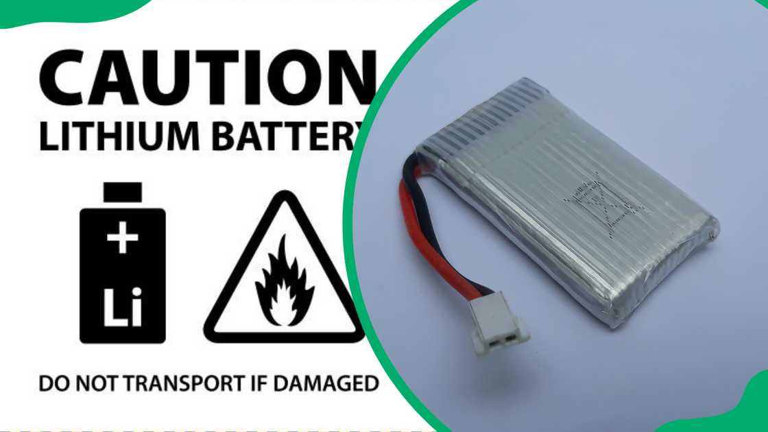 Lithium battery warning