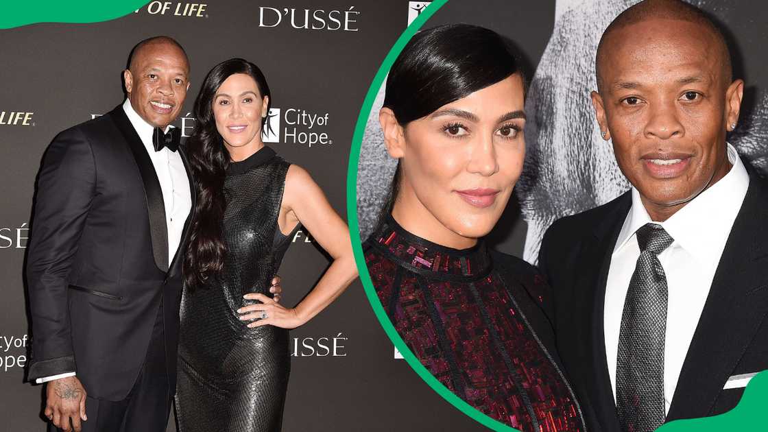 Dr Dre and Nicole Young attend the City Of Hope Gala at Barker Hangar and the two attend the premiere of HBO's 'The Defiant Ones' at Paramount Theatre