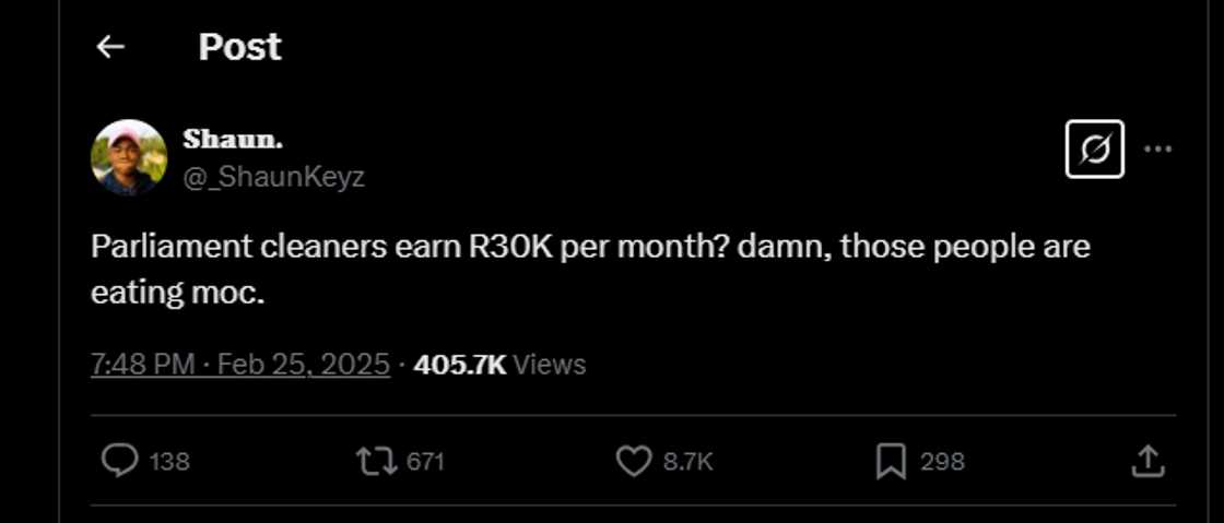 A man's post went viral. A man's post went viral.