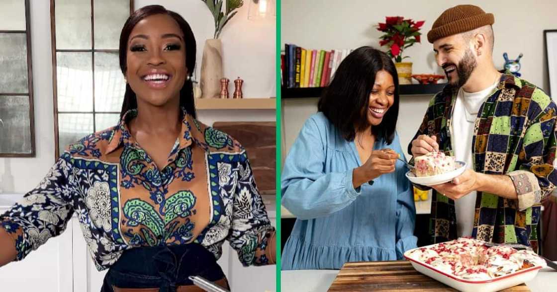 Lorna Maseko and J'Something share their recipes. Lorna Maseko and J'Something share their recipes.