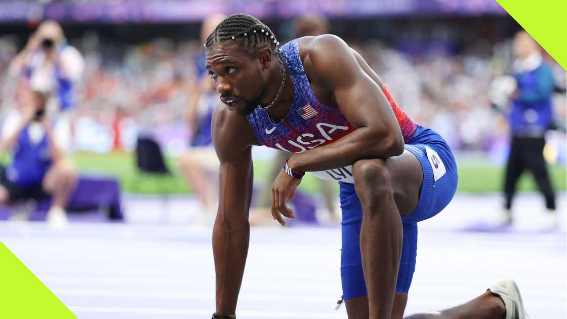 Noah Lyles became the first American to win the 100m gold at the Olympics since 2004.