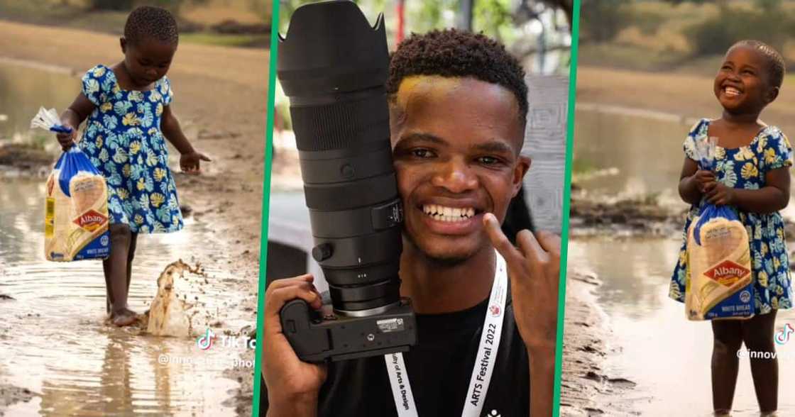 Girl running with Albany bread in TikTok video Girl running with Albany bread in TikTok video