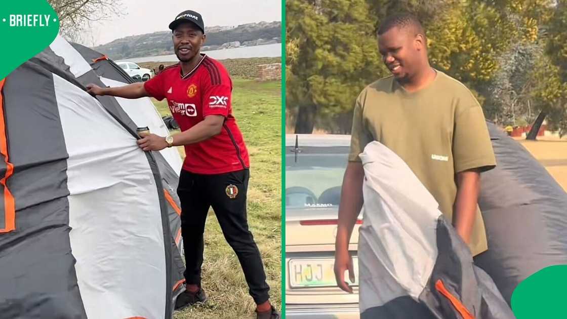 A group of men's camping trip went wrong due to extreme weather that they showcased in a video. A group of men's camping trip went wrong due to extreme weather that they showcased in a video.