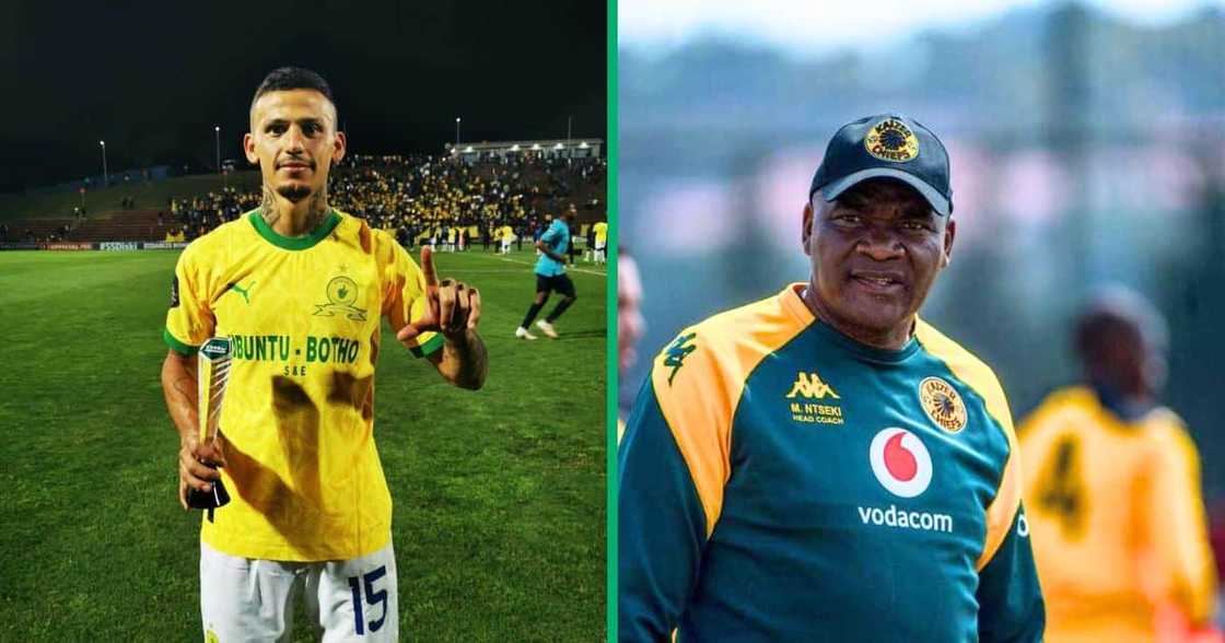 Junior Mandieta and Molefi Ntseki Junior Mandieta and Molefi Ntseki
