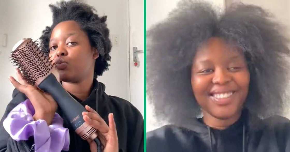 A woman has been trending for her epic hot airbrush tool. A woman has been trending for her epic hot airbrush tool.