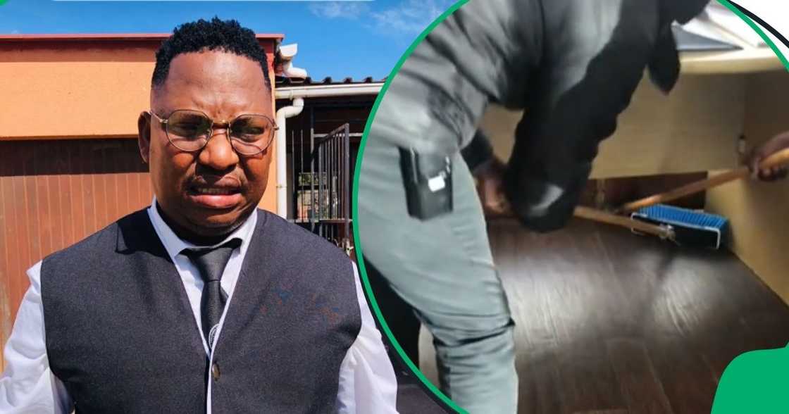 Grown men terrified by rat Grown men terrified by rat