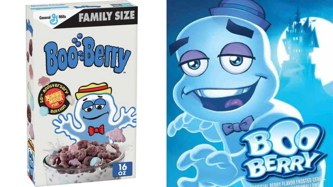 Boo Berry cereal mascot Boo Berry cereal mascot