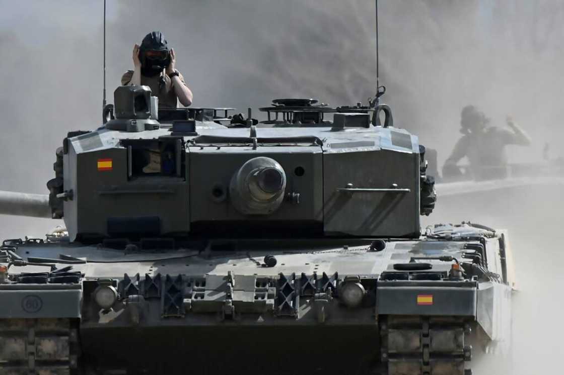 Germany said it had delivered 18 Leopard tanks to Ukraine