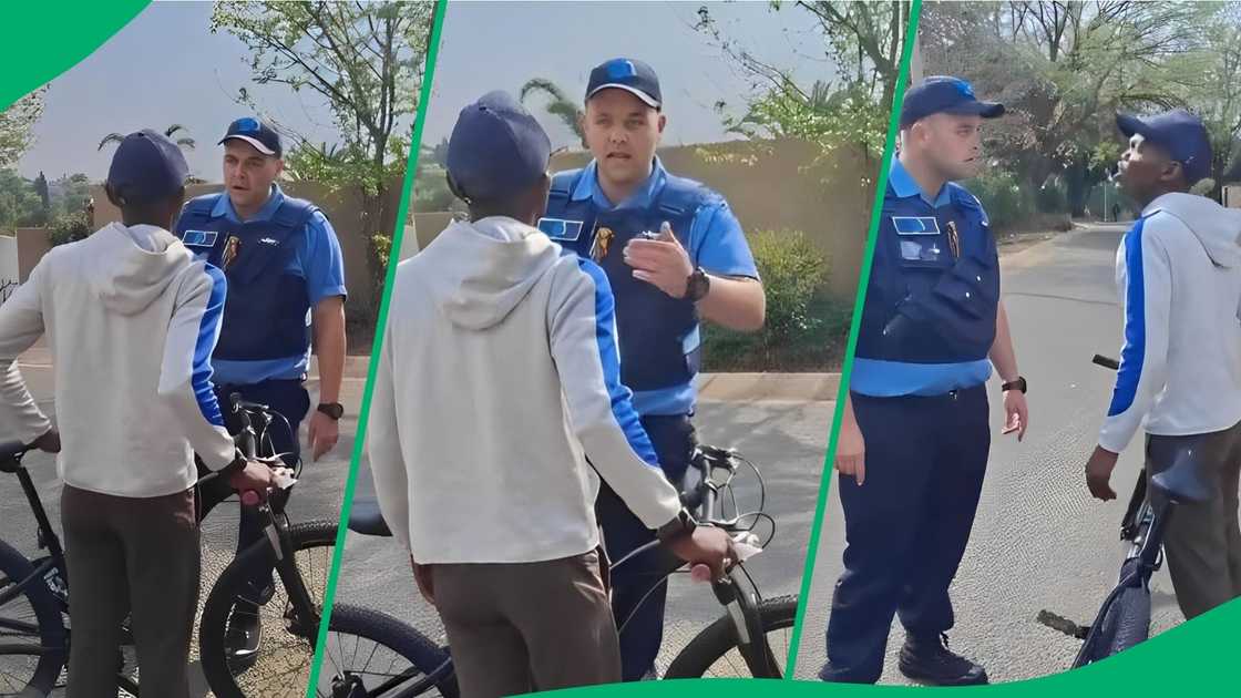 Use of N-word sparks heated clash between response officer and bike rider