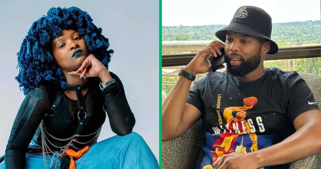 Moonchild denies shooting her shot at Sizwe.