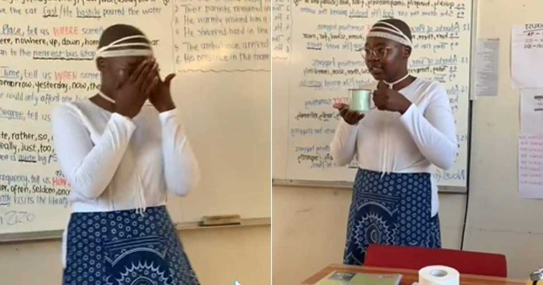South African teacher on spiritual journey introduces herself to students South African teacher on spiritual journey introduces herself to students