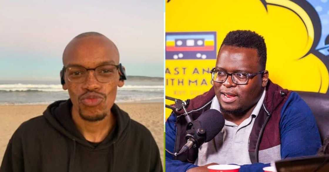 Nota Baloyi is not happy that Sol Phenduka has "sold out" the 'Podcast and Chill with MacG' Nota Baloyi is not happy that Sol Phenduka has "sold out" the 'Podcast and Chill with MacG'