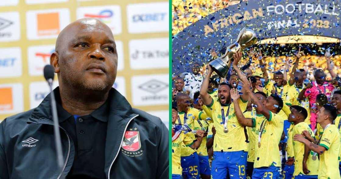 Pitso Mosimane slammed the African Football League, which Mamelodi Sundowns won. Pitso Mosimane slammed the African Football League, which Mamelodi Sundowns won.