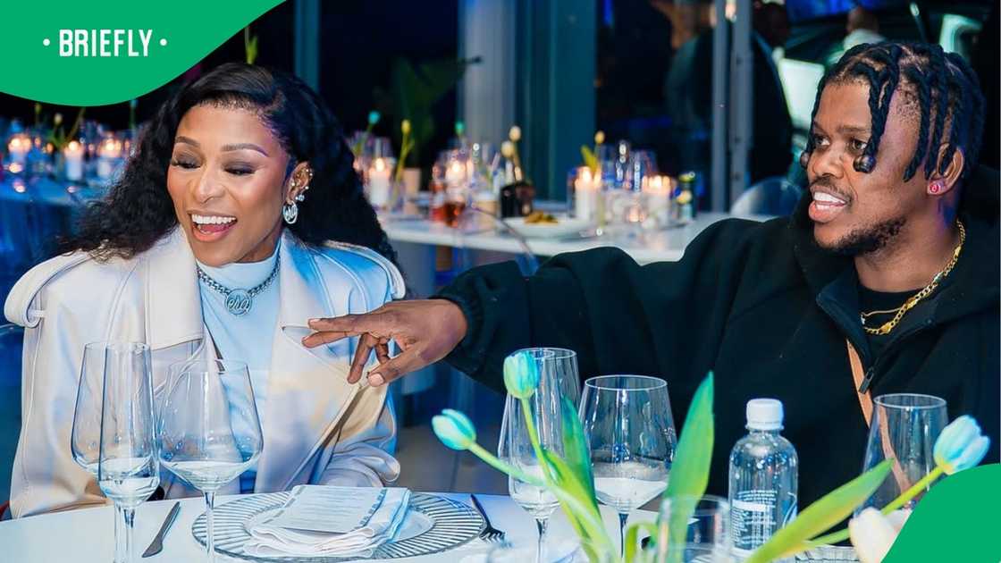 DJ Zinhle with Murdah Bongz DJ Zinhle with Murdah Bongz