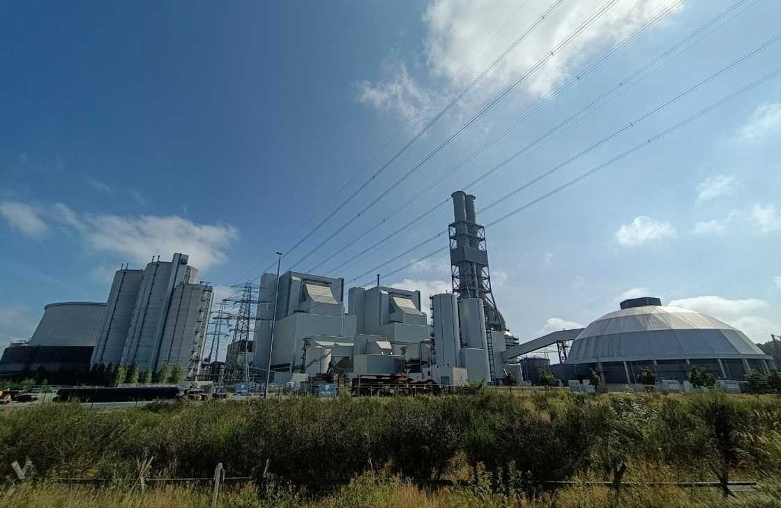 The Moorburg coal power plant in Hamburg, northern Germany