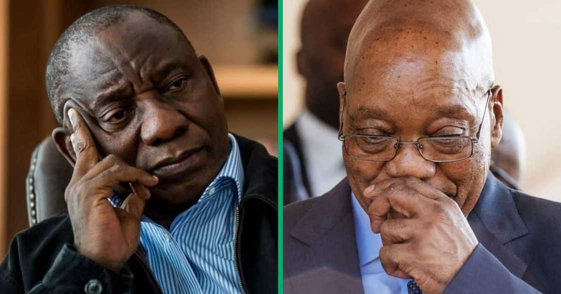 Cyril Ramaphosa and Jacob Zuma rallied for support in KwaZulu-Natal Cyril Ramaphosa and Jacob Zuma rallied for support in KwaZulu-Natal