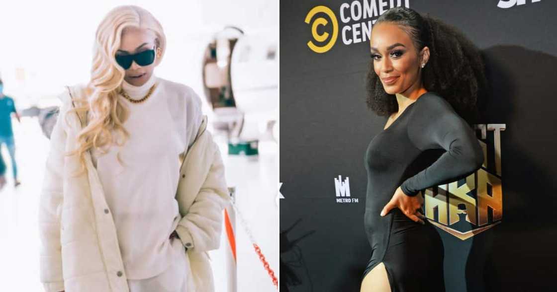 Bonang Matheba, Pearl Thusi, African Choice Awards. Bonang Matheba, Pearl Thusi, African Choice Awards.