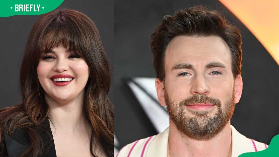 Selena Gomez and Chris Evans Selena Gomez and Chris Evans