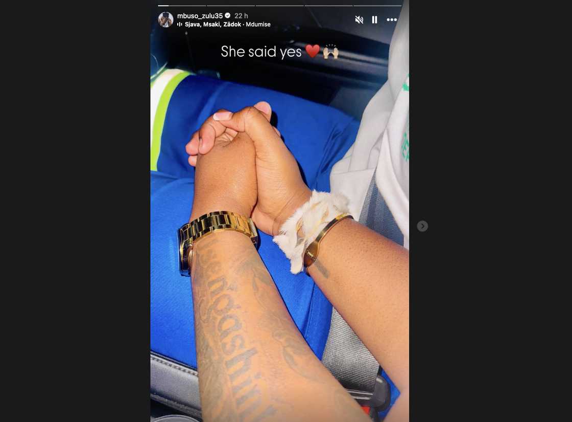 Mbuso Zulu and Penny Ntuli are engaged