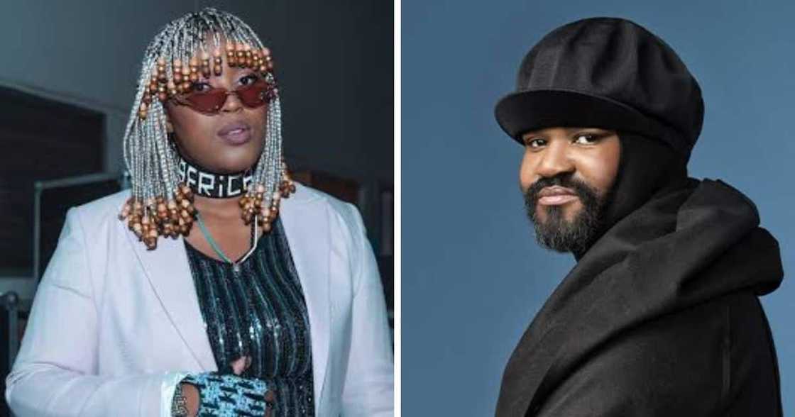 Msaki and Gregory Porter Msaki and Gregory Porter
