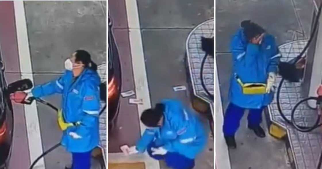 Petrol attendant Petrol attendant