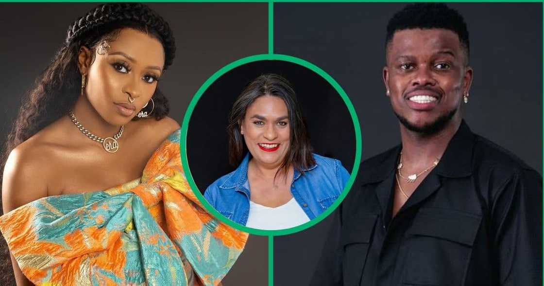 DJ Zinhle, Lynn Forbes and Murdah Bongz's vacation caused a stir DJ Zinhle, Lynn Forbes and Murdah Bongz's vacation caused a stir