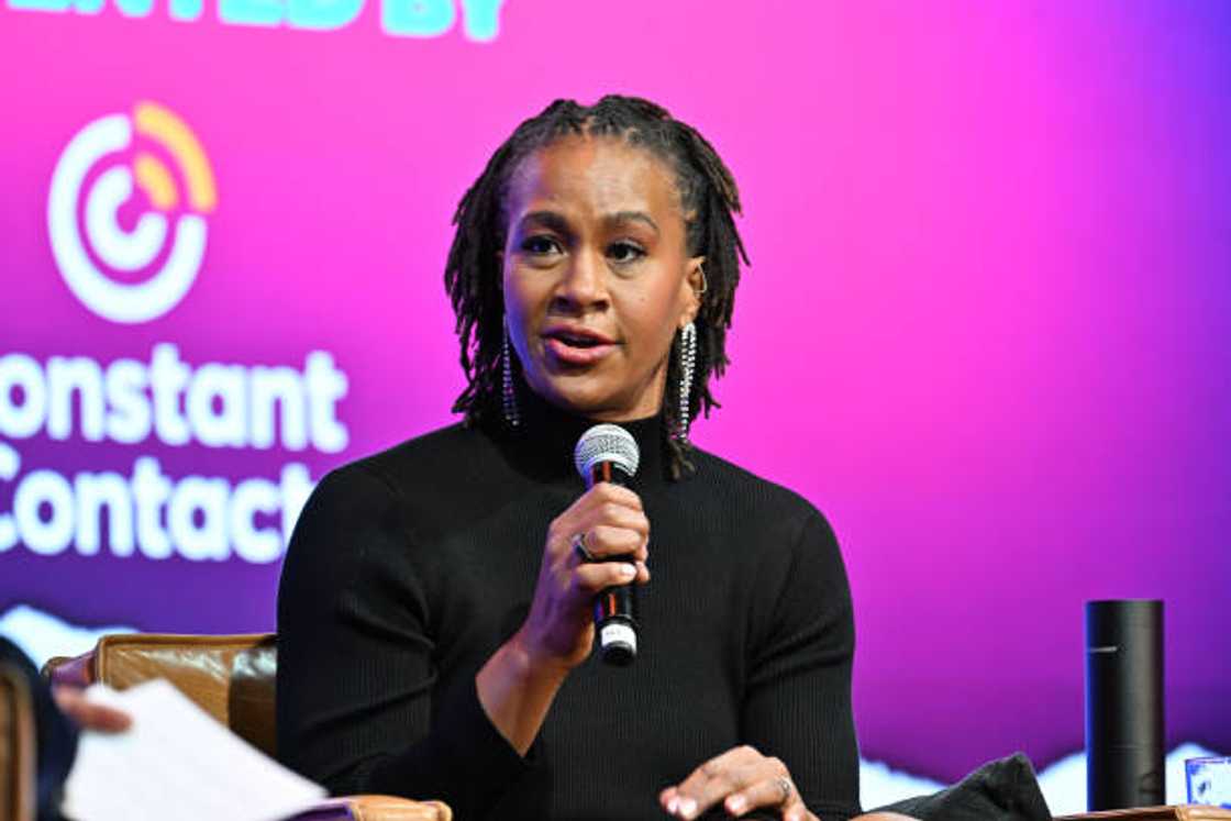 Tamika Catchings at The Fox Theatre, in Atlanta, Georgia Tamika Catchings at The Fox Theatre, in Atlanta, Georgia