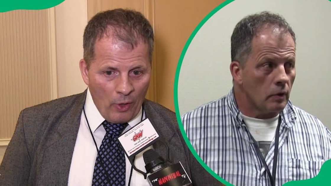 Ross Hart at a press interview Ross Hart at a press interview