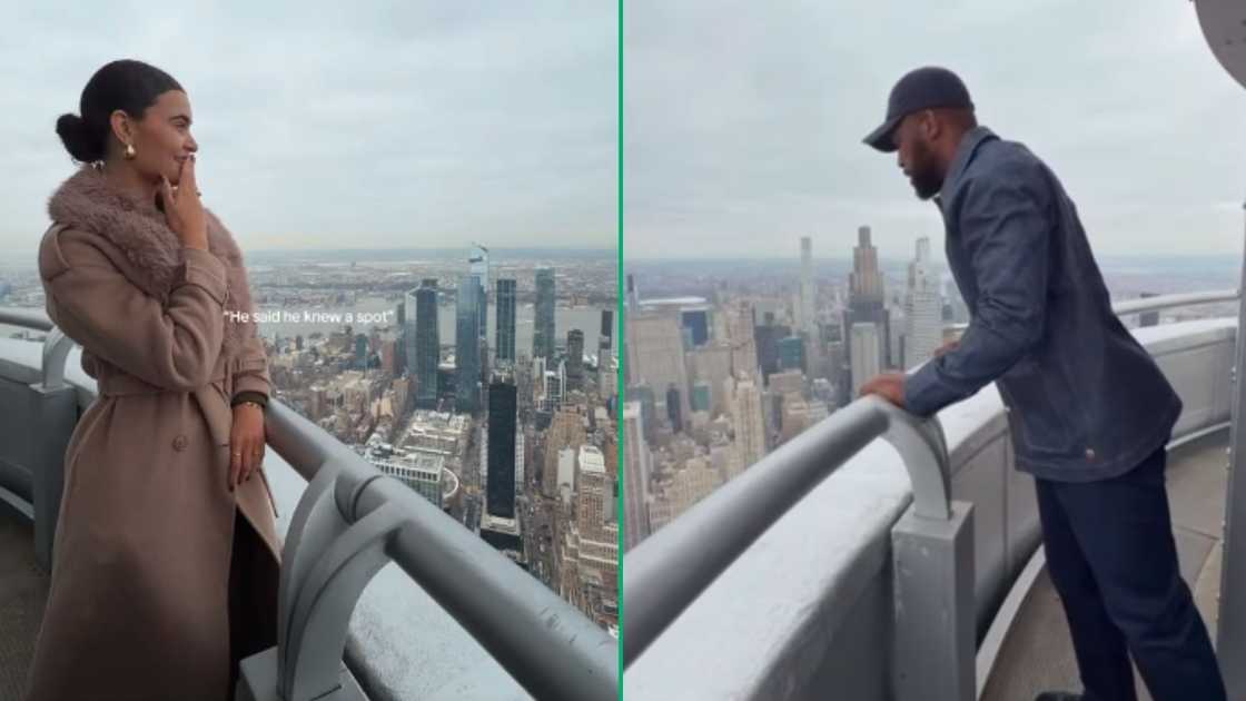 Rachel John and Siya Kolisi both visited the Empire State Building Rachel John and Siya Kolisi both visited the Empire State Building