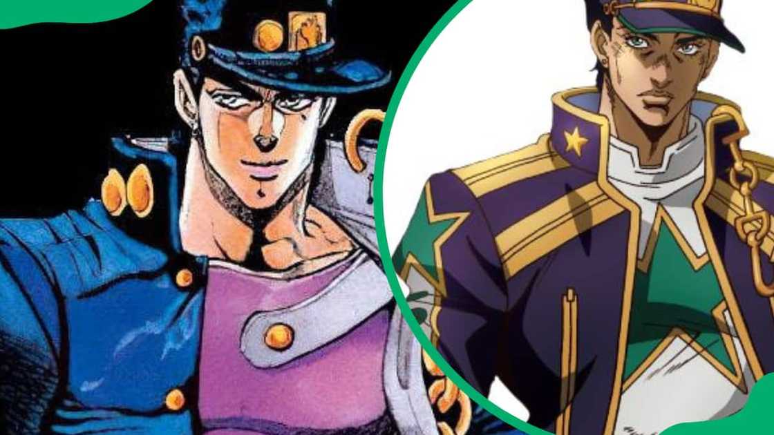 Jotaro Kujo in action Jotaro Kujo in action