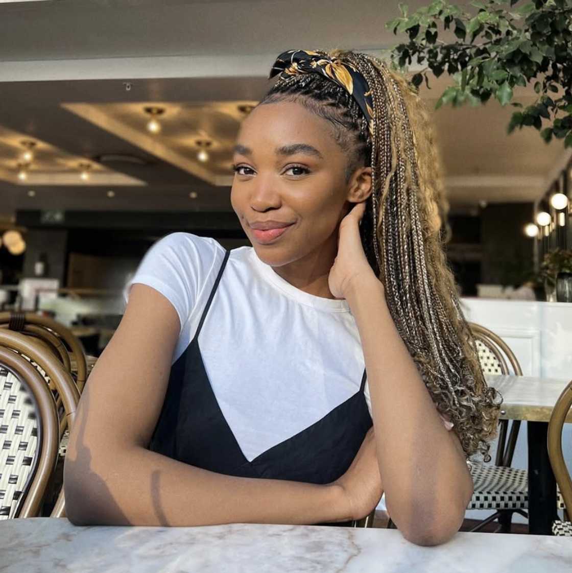 Fans reacted to Khosi Ngema's body after giving birth Fans reacted to Khosi Ngema's body after giving birth