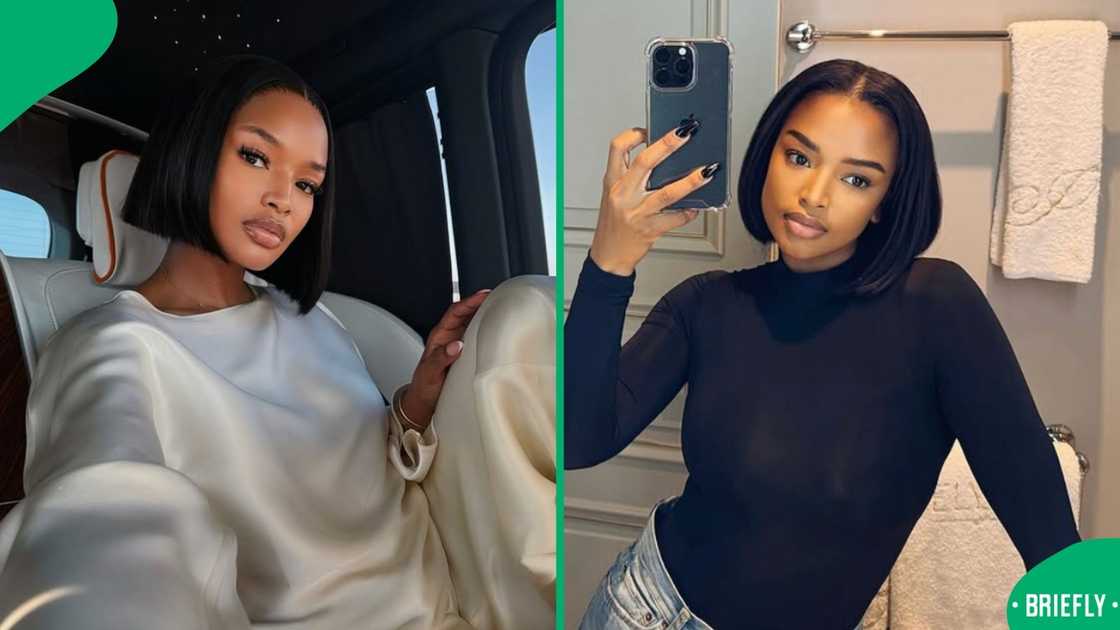 Ayanda Thabethe is expecting a baby girl Ayanda Thabethe is expecting a baby girl