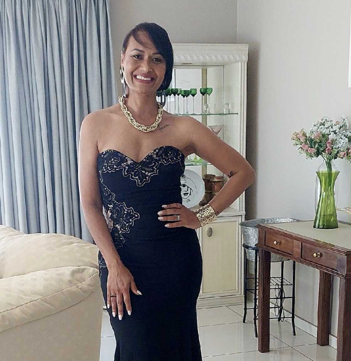 Tasnim Young-Norris pictured inside her home in Durban Tasnim Young-Norris pictured inside her home in Durban