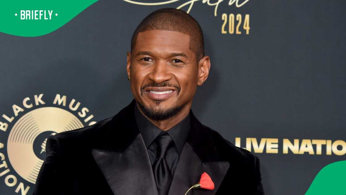 Usher celebrates his birthday.