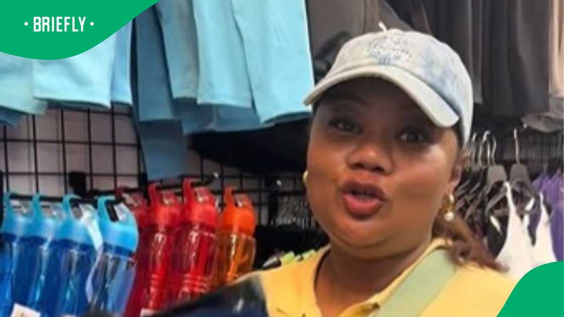 Woman show Lululemon find in South Africa