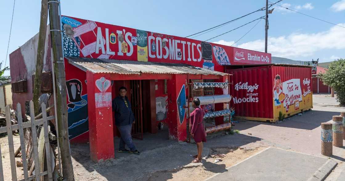 Spaza shop in a township