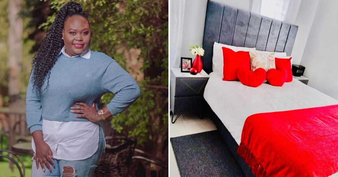 The lady's bedroom gave off romantic vibes The lady's bedroom gave off romantic vibes