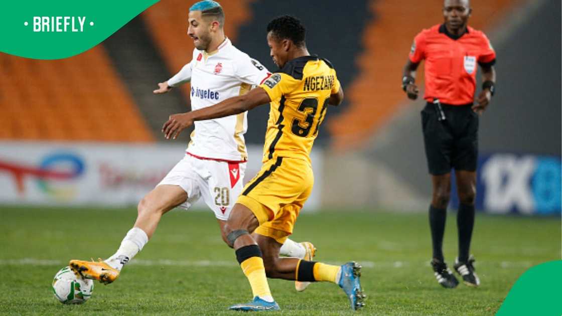 Siyabonga Ngezana during Kaizer Chiefs vs Wydad AC in the CAF Champions League. Siyabonga Ngezana during Kaizer Chiefs vs Wydad AC in the CAF Champions League.