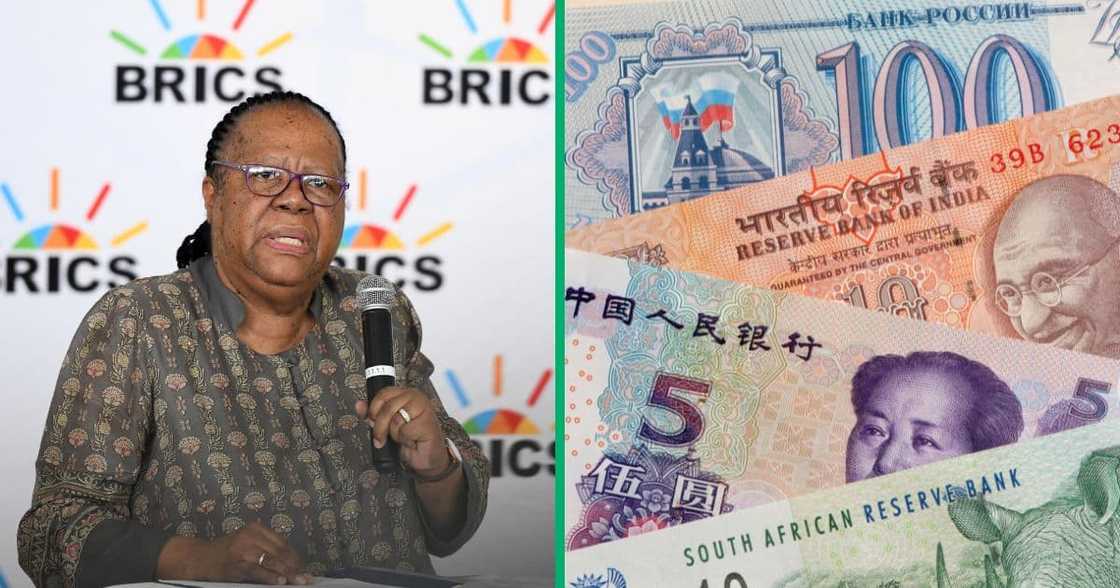 Naledi Pandor, South African Minister of International Relations and Cooperation addresses a media conference on the second day of the BRICS Foreign Ministers Meeting in Cape Town Naledi Pandor, South African Minister of International Relations and Cooperation addresses a media conference on the second day of the BRICS Foreign Ministers Meeting in Cape Town